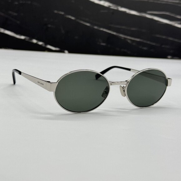 NEW SAINT LAURENT SL692 002 SILVER UNISEX SUNGLASSES SAINT LAURENT SL 692 OO2